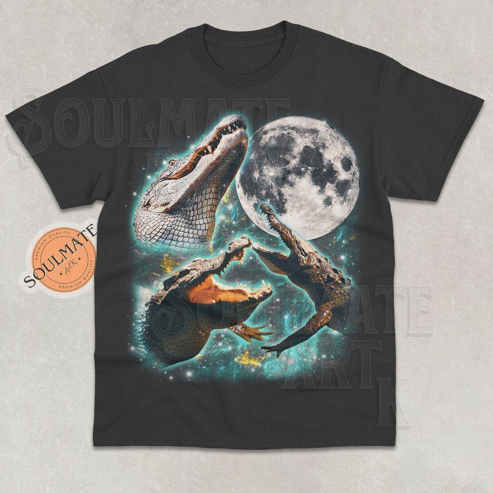 Three Crocodile Moon Vuitino Shirt Three Crocodile Moon Vuitino Shirt